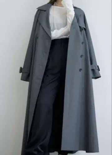 nuans 그레이 트렌치코트 사이즈 F 즉시 구매 OK