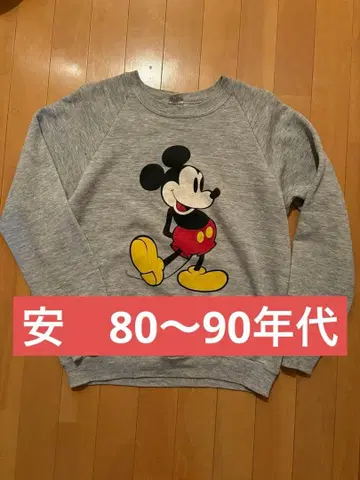 Disney 미키마우스 맨투맨 USA 80~90년대 디즈니