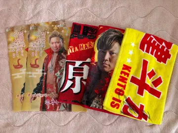 전일본 프로레슬링 미야하라 켄토 응원 타월 묶음 판매