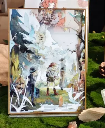 리버스:1999 동물원 콜라보 아크릴 색지 티3