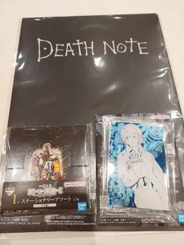 DEATH NOTE 제일복권 스테이셔너리 세트 아크릴 스탠드