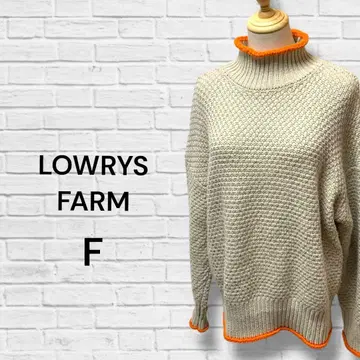 롤리스팜 LOWRYS FARM 터틀넥 니트 스웨터
