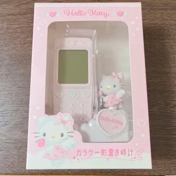 산리오 헬로키티 폴더폰 탁상 시계
