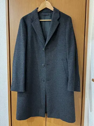 [ 새상품급 ] 유니클로 울 캐시미어 체스터 코트