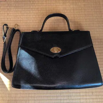 Emanuel Ungaro 블랙 가죽 백