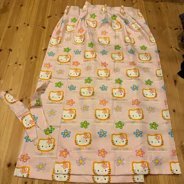 오늘 삭제 최종 가격 인하 헤이세이 레트로 헬로키티 커튼 2장