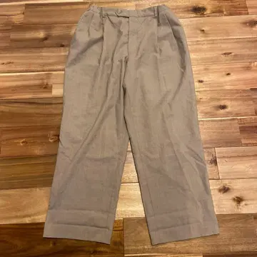 LANDS'END 랜즈엔드 울 슬랙스 베이지 36 새상품급