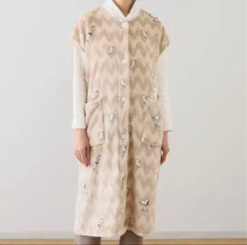 스누피 따뜻한 입는 담요 M~L