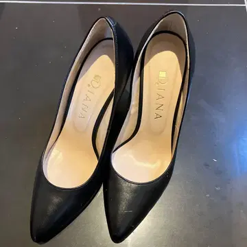 DIANA 블랙 하이힐 22.5cm