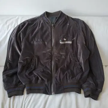 D&S 스웨이드 바시티 자켓