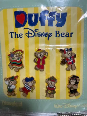 더피 핀 배지 세트 미국 디즈니