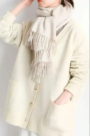 IENA AQUA 와이드 V넥 가디건