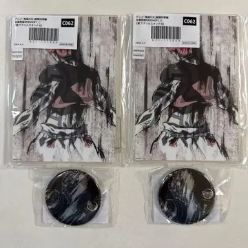 아카자 막간화 아크릴 스탠드 & 배지 2개 세트