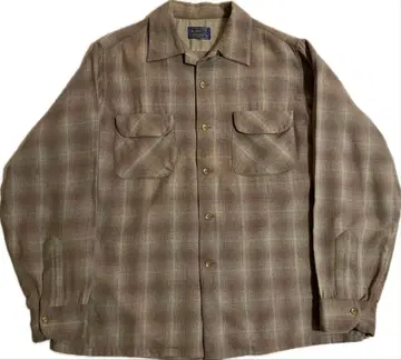 50s 펜들턴 PENDLETON 셔츠 보드셔츠 옴브레 L