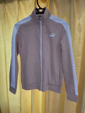 PUMA 베이지 집업 저지 M 사이즈