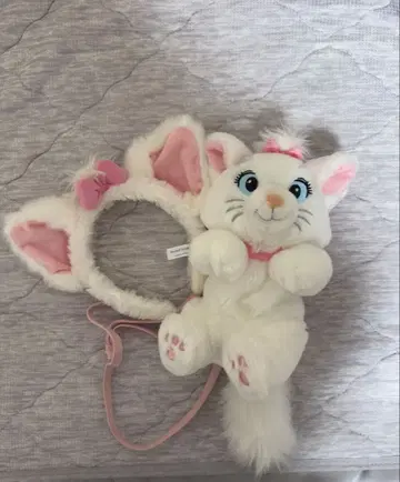 마리 귀 달린 머리띠 봉제 인형 세트