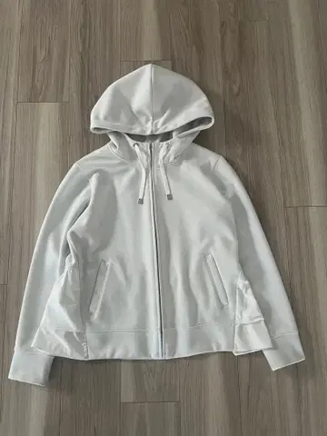 BARNEYS NEW YORK 던보루 니트 프릴 후드티 화이트