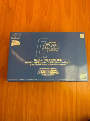 HGUC 건담 THE FIRST 클리어 컬러 버전