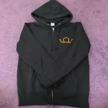 새상품급 BRADIO 후드 부착 지퍼 후드티 M 사이즈 블랙