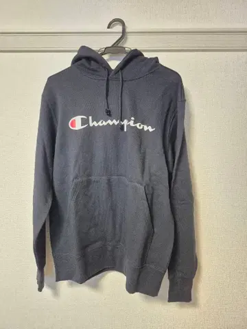 Champion 네이비 후드티 M 사이즈
