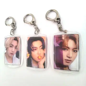 BTS 정국 JONGKOOK 양면 키링 3개 세트