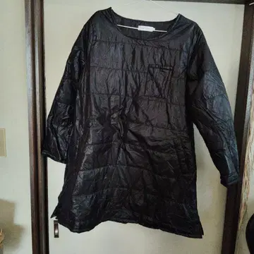 블랙 퀼팅 자켓 긴팔