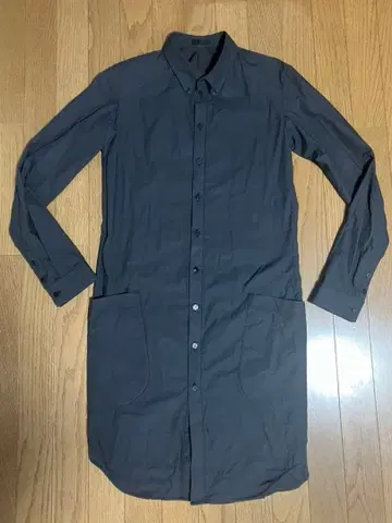 devoa 버튼 다운 셔츠 코트