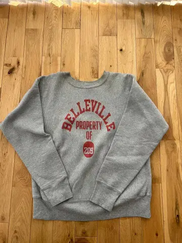 Champion 리버스 위브 맨투맨 빨간색 택