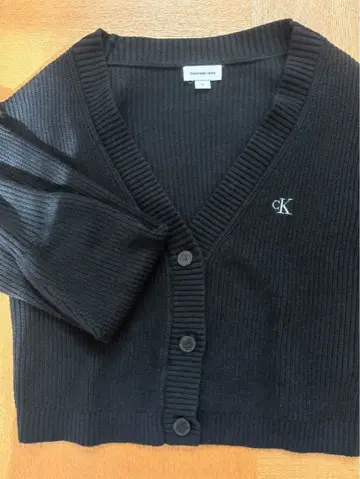 Calvin Klein 블랙 가디건