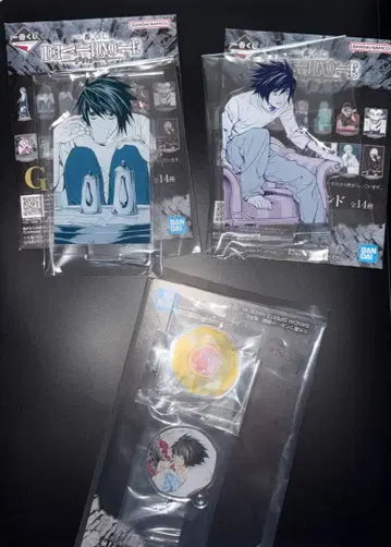 데스노트 제일복권 1번복권 아크릴 스탠드 아크릴 참 L 세트