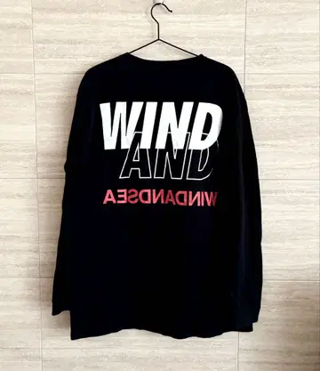 WIND AND SEA 윈드앤씨 롱T 긴팔 셔츠 빅 로고 XL