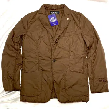 미사용품 아스레타 ATHLETA 패딩 자켓 테일러드 브라운