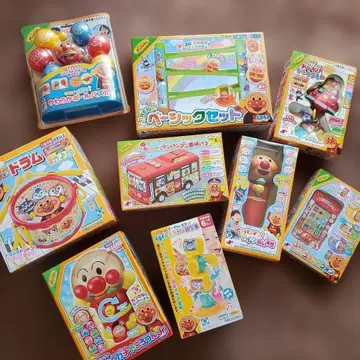 새상품 미개봉 호빵맨 완구 9점 세트