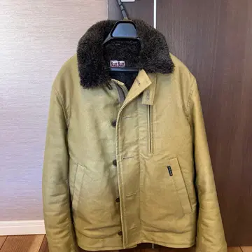 BLUE BLUE 퍼 부착 밀리터리 자켓 S