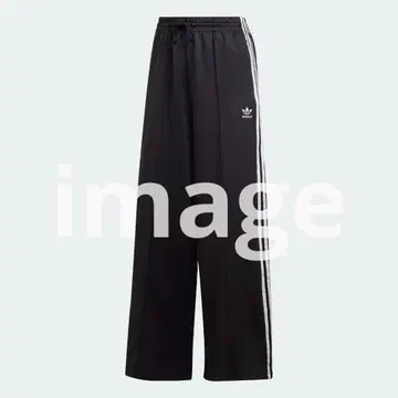 4829 adidas 릴랙스 와이드 레그 팬츠 블랙 M
