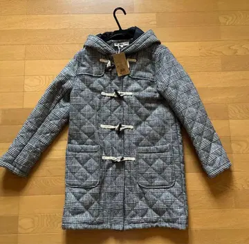 월드 큐티 블론드 체크 퀼팅 더플 코트 M