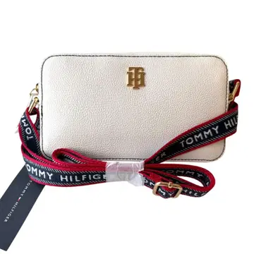 TOMMY HILFIGER 숄더백 화이트 TH 로고 새상품 미사용