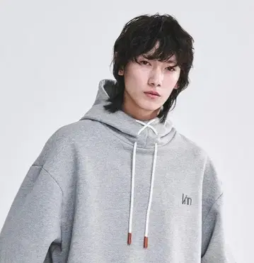 LA MER MA MAISON 그레이 오버 사이즈 후드 부착 후드티