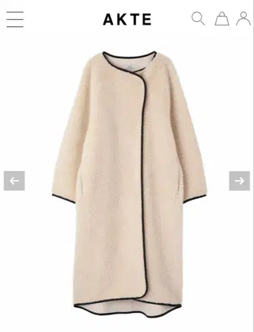 AKTE 보아 코트 롱