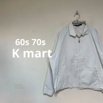60s 70s Kmart 스윙탑 화이트 드리즐러 자켓
