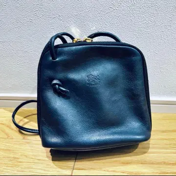 일비종떼 가죽 숄더백 네이비