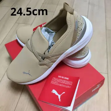 [ PUMA ] 베이지 슬립온 새상품 미사용 24.5cm