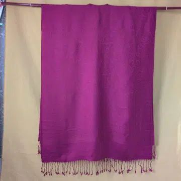 Pashmina 마젠타 스톨 70% 캐시미어 30% 실크