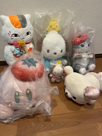 커비 포차코 냥코센세 모프 샌드 코리락쿠마 봉제 인형 6체