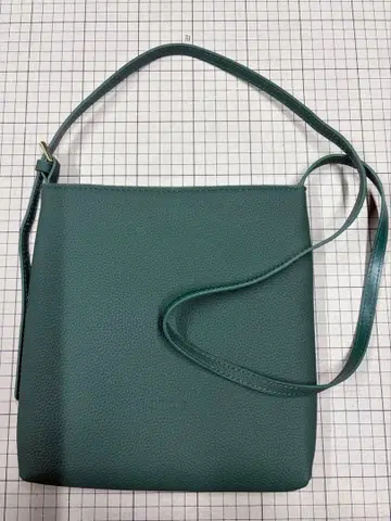 [새상품급] BARCOS 숄더백 가죽 심플 그린
