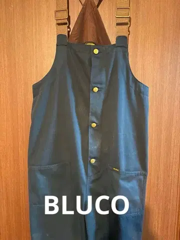 BLUCO 부루코 오버롤 네이비