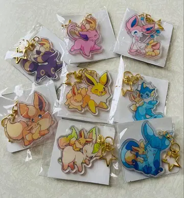 포켓몬 이브이 아크릴 키링 8개 세트