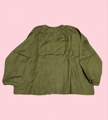 fu-dueka 에이카 카키 얇은 소재 블루종 미사용