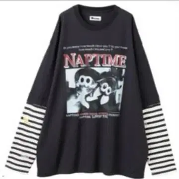Nissy Naptime 페이크 레이어드 LONG T-SHIRT