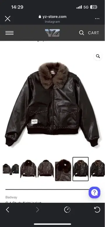 Badway G-1 Studs flight jacket